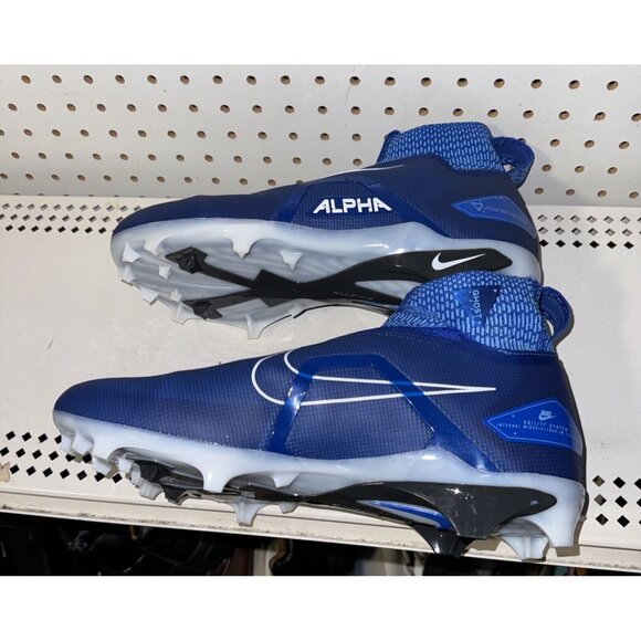 Nike Alpha Menace Elite 3 Mens Football Cleats Size 11 Royal Blue CT6648-414 main image 4